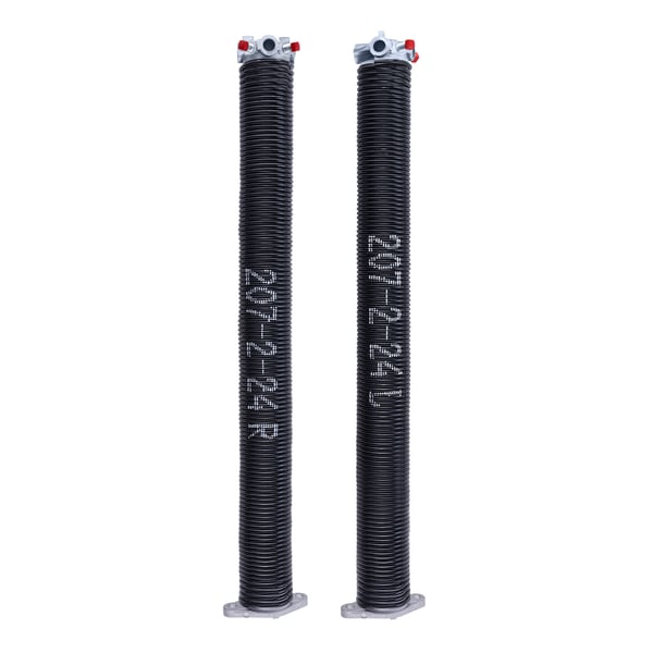Garageport Torsionsfjädrar, 5.26x50.8x61.8 cm, Svart, Stål
