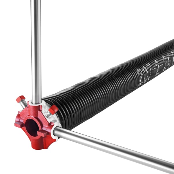 Garageport Torsionsfjädrar, 5.26x50.8x61.8 cm, Svart, Stål