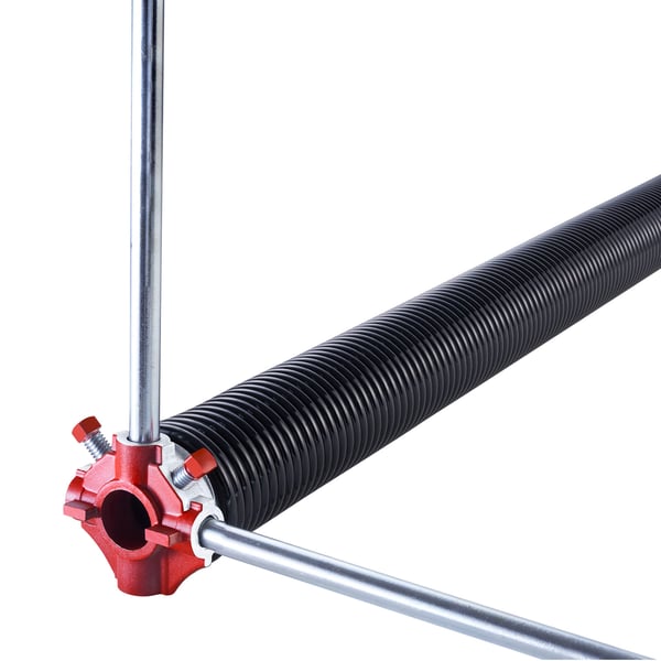 Garageport Torsionsfjedre, 6.35x50.8x81.3 cm, Sort, Stål