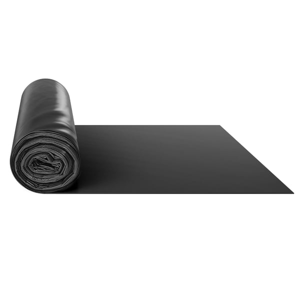 Muovikalvo 91x1524 cm Musta, Polyeteeni