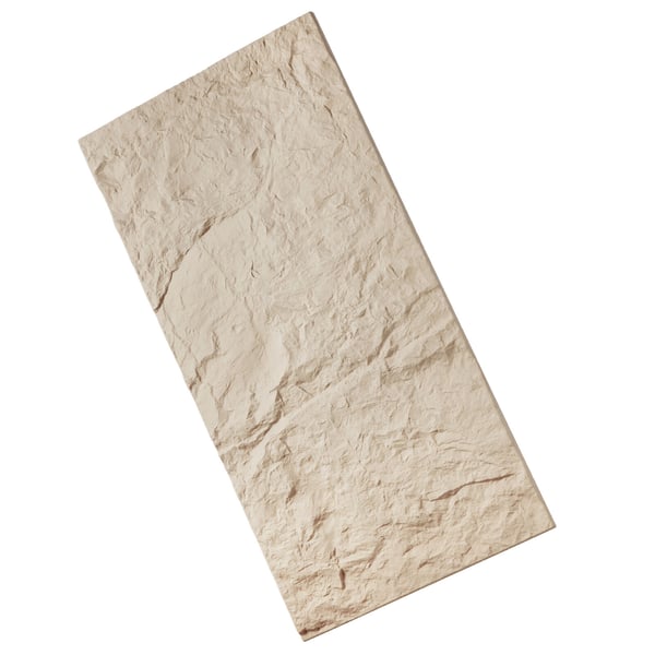 3D seinäpaneelit, 120x60x3 cm, keltainen, PU