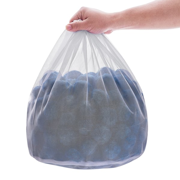 Poolfilterkugler 1,8 kg blå polyesterfiber genanvendeligt filtermedie