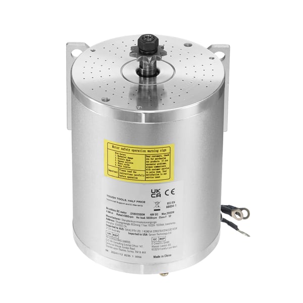 Sähköinen harjaton DC-moottoripaketti, 2000W 48V 4300rpm, 13.4x10.7x11.2 cm