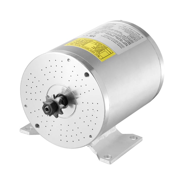 Sähköinen harjaton DC-moottoripaketti, 2000W 48V 4300rpm, 13.4x10.7x11.2 cm