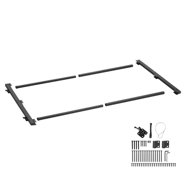 Grindbyggsats, Justerbar, 101,6–182,9x5,7x119,4 cm, Järn