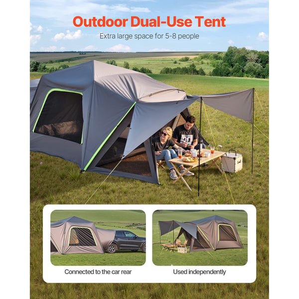 SUV Camping Telt, 305x310x230 cm, Vandtæt, Dobbelt Lag, Opbevaring