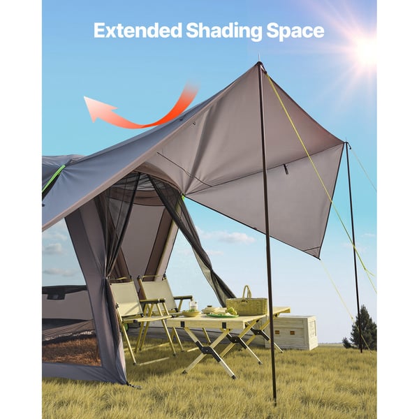 SUV Camping Telt, 305x310x230 cm, Vandtæt, Dobbelt Lag, Opbevaring