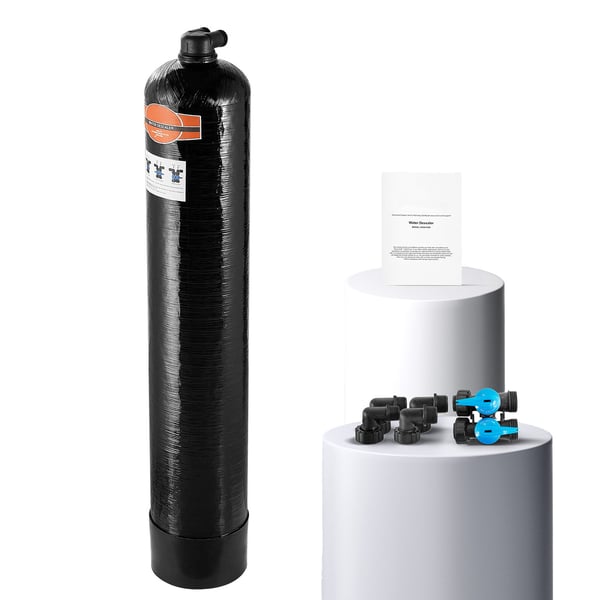 Vandafkalker og filter, 26.5x26.5x145 cm, saltfri, hele huset
