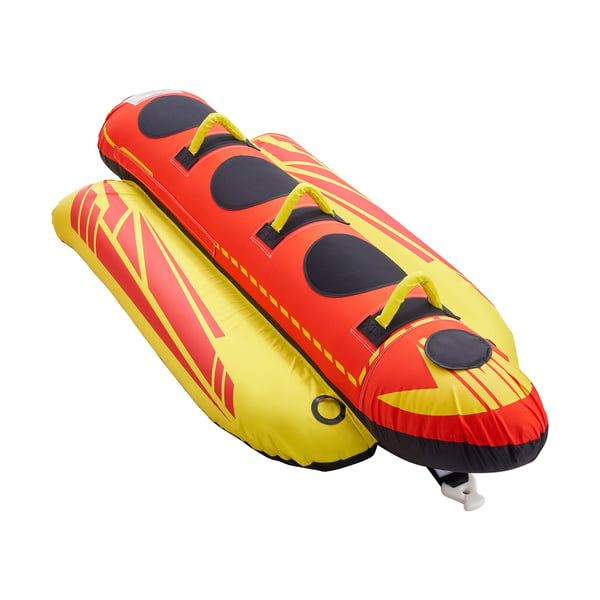 Uppblåsbar släptub, 240x97x44 cm, vattensport, nylon