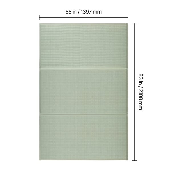 Tatamimatta, Fällbar japansk golvmadrass 210,8x139,7x1,3 cm, Natur, Rishalm