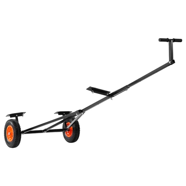 Bådtrailer-dolly, 245x108x47,5 cm, justerbar længde, kulstofstål