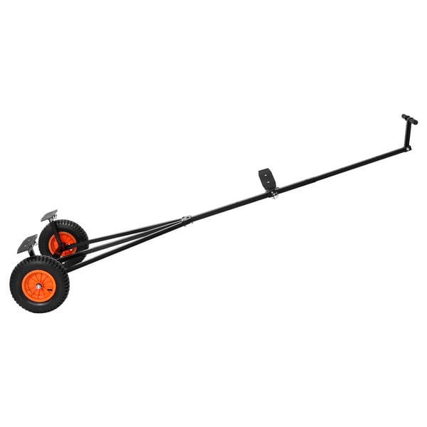 Bådtrailer-dolly, 245x108x47,5 cm, justerbar længde, kulstofstål