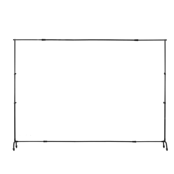 Baggrundsstativ, 354x54x213 cm, Sort, Justerbar Bærbar Stål
