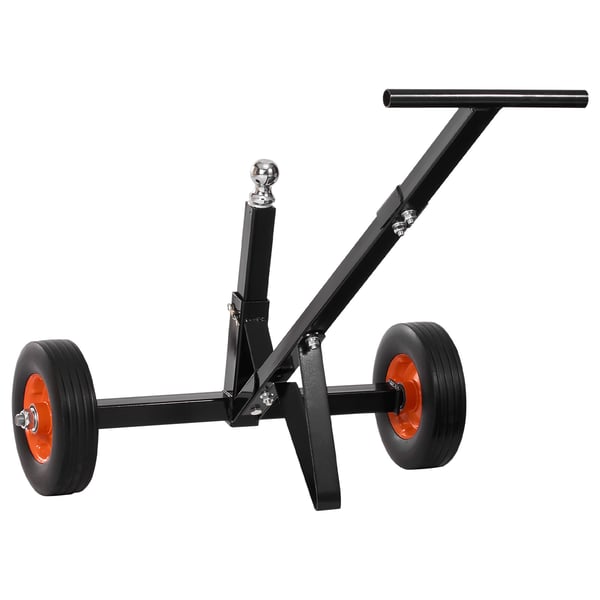 Perävaunun siirtovaunu, 600 lbs aisapainon kapasiteetti, 254 mm pyörät, hiiliteräs