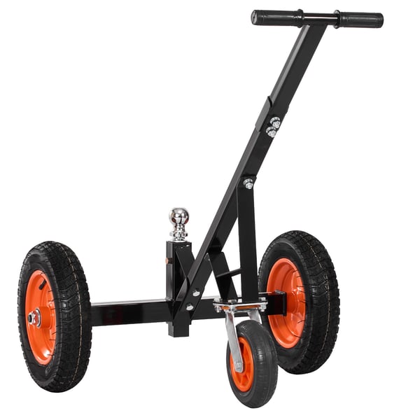 Trailerkärra, 450 kg kultrycksbelastning, 14x35,6 cm däck, kolstål
