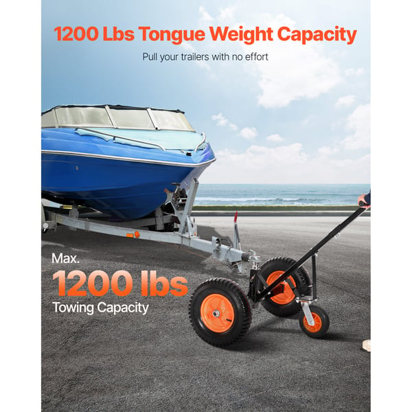 Trailer Dolly, 386,1x386,1x100,1 cm, Kulstofstål