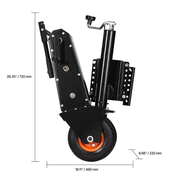 Trailer Dolly, 46x22x72 cm, Justerbar höjd, Stål