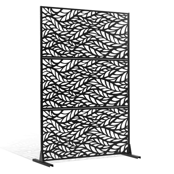 Rumdeler, 120x50,8x183 cm, Sort, Metal