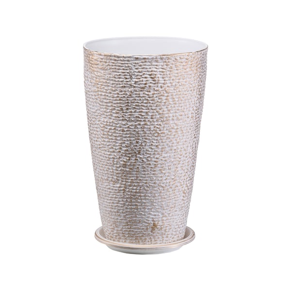 Utomhus blomlådeset, 33x33x53 cm, Beige, Stenfinish