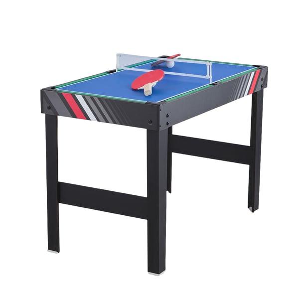 Pöytäpeli, 4-in-1 yhdistelmäpelipöytä 122x61x81 cm, urheiluarkadipöytä, MDF