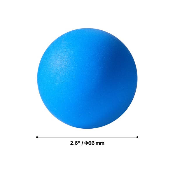 Arcade spil kugle udskiftningssæt, 4-pak, 6,6 cm, blå, PVC