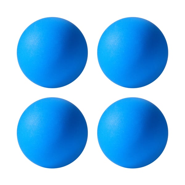 Arcade spil kugle udskiftningssæt, 4-pak, 6,6 cm, blå, PVC