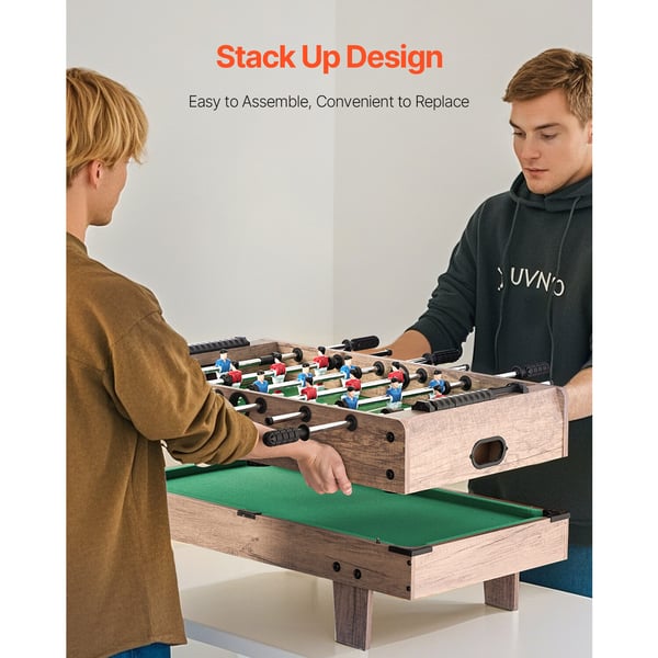 Spelbord, 4-i-1 Kombinationsset 81,3x41x20,3 cm, MDF