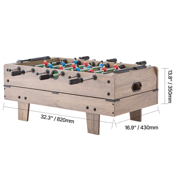 Spelbord, 4-i-1 Kombinationsset 81,3x41x20,3 cm, MDF