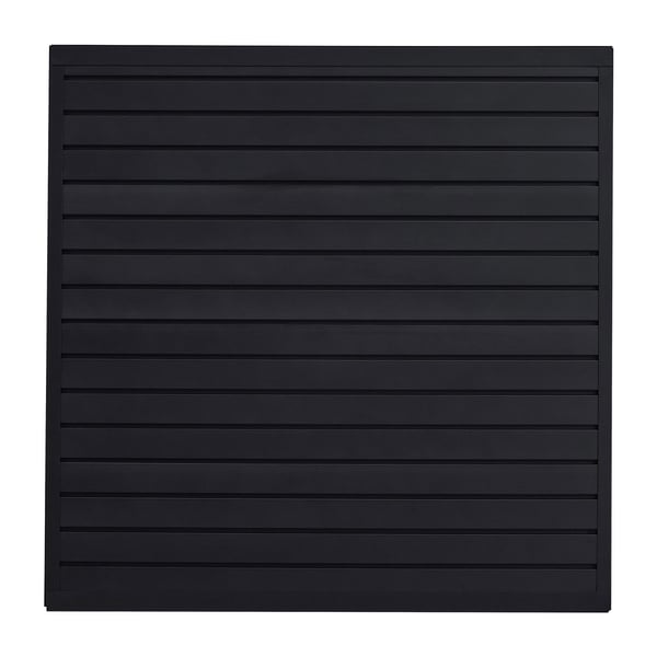 Spaljévåggpanel, 1230x1235x20 mm, Svart, PVC
