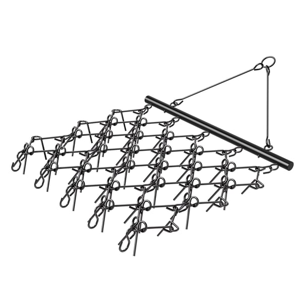 Slæbeharve, 178x147x11 cm, Stål