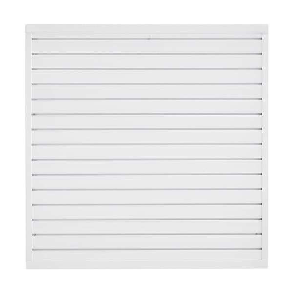 Rimoitusseinäpaneeli, 1230x1235x20 mm, valkoinen, PVC-säilytys