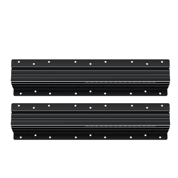 Lådskenor, Fullutdrag Undermonterad, 40x7,5x5,5 cm, Svart, Extra robust