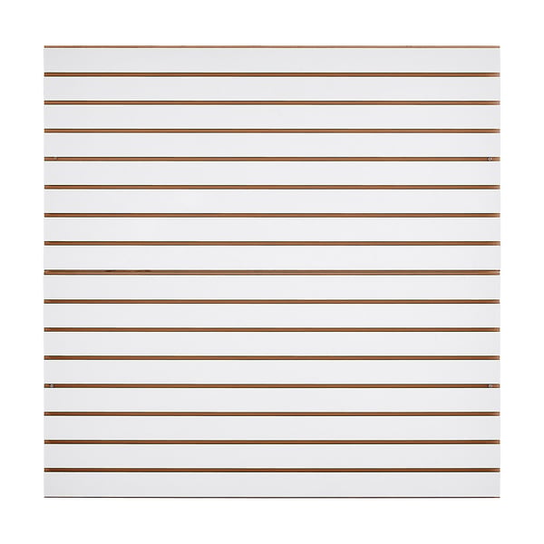 Rimoitusseinäpaneeli, 122x122x1,8 cm, valkoinen, MDF