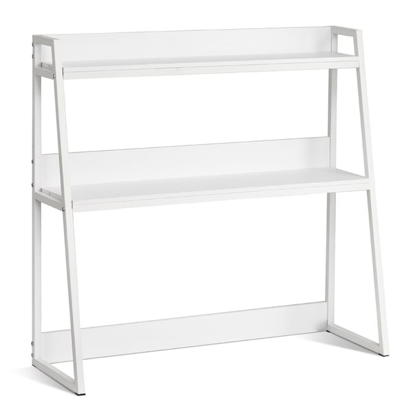 Skrivebordsreol, 95x32x90 cm, Hvid, Opbevaring