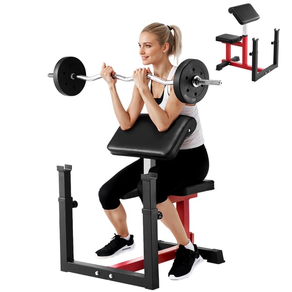 Vægtbænk, 200 kg, Sort, Stål