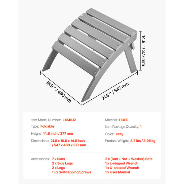Rahi, 54,7x48x37,7 cm, Harmaa, Taitettava HDPE
