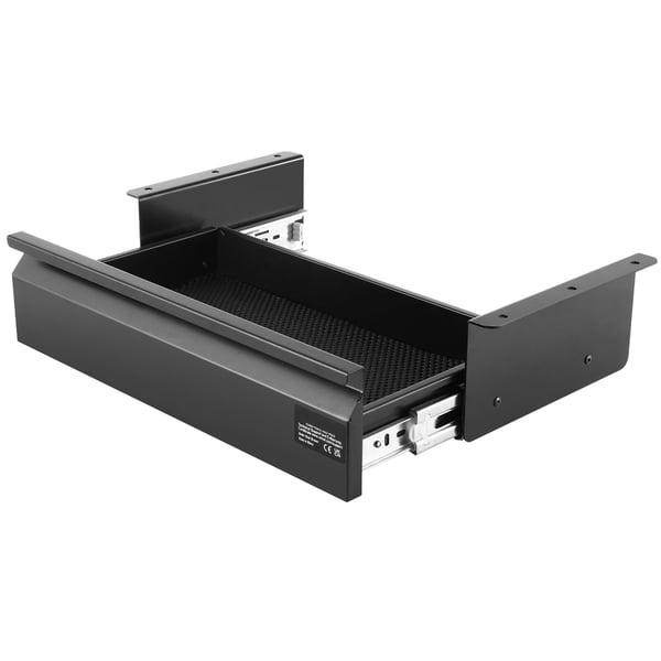 Under Desk Skuffe, 44x22.3x10.1 cm, Sort, Stål Opbevaring
