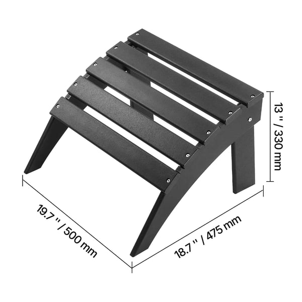 Rahi, 47.5x50x33 cm, Musta, Taitettava HDPE