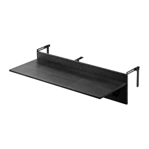 Balkonghängande bord, 122x45x24 cm, Fällbart, Utomhus