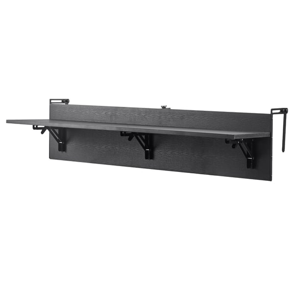 Balkonghängande bord, 122x45x24 cm, Fällbart, Utomhus
