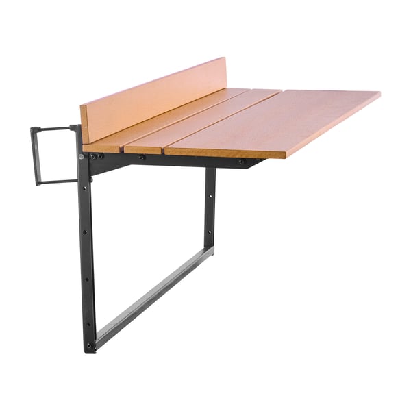 Balkonghängande bord, 100x48.5x48 cm, Fällbart, Justerbart, Utomhus