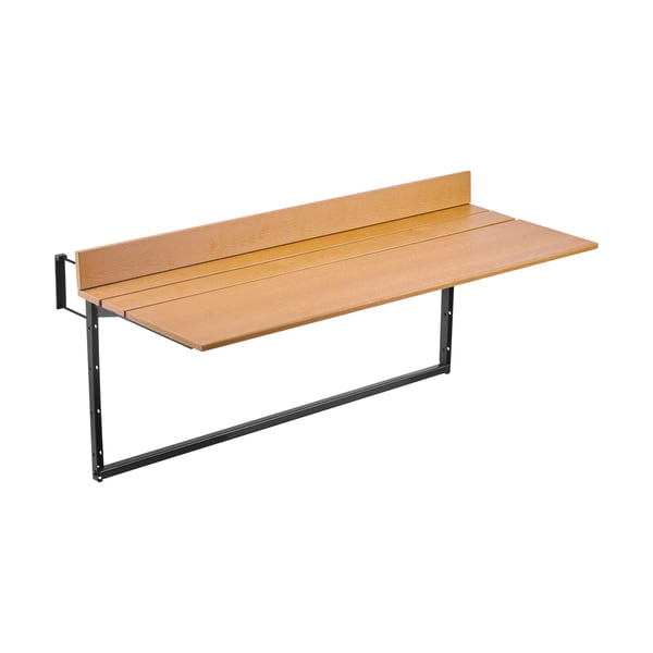 Balkonghängande bord, 100x48.5x48 cm, Fällbart, Justerbart, Utomhus