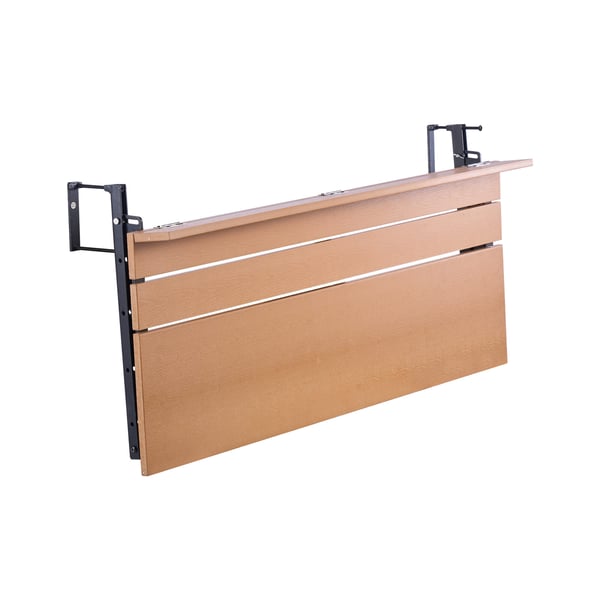 Balkonghängande bord, 100x48.5x48 cm, Fällbart, Justerbart, Utomhus