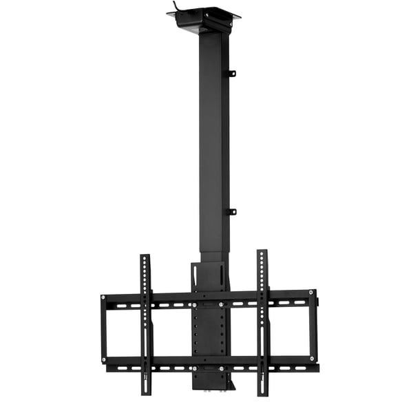 Loftmonteret TV-beslag, Motoriseret elektrisk justerbar, 17.5x72.5x73-173 cm, Stål