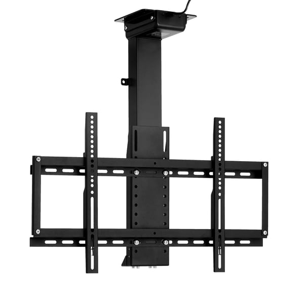 Loftmonteret TV-beslag, Motoriseret elektrisk justerbar, 17.5x72.5x73-173 cm, Stål