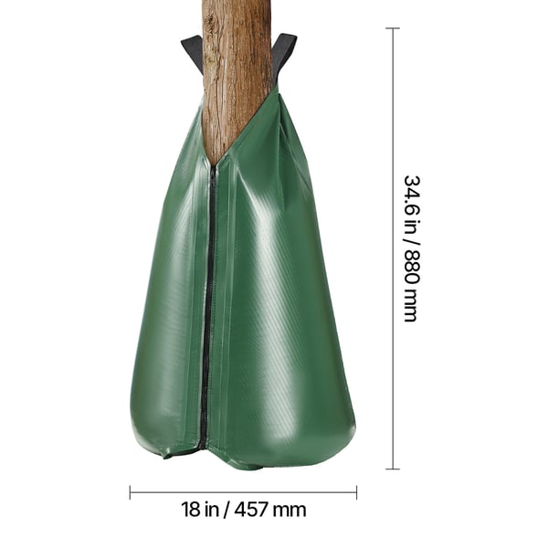 Puun kastelupussi, 25 kpl 20 gallonaa hidas vapautus PVC, kastelujärjestelmä