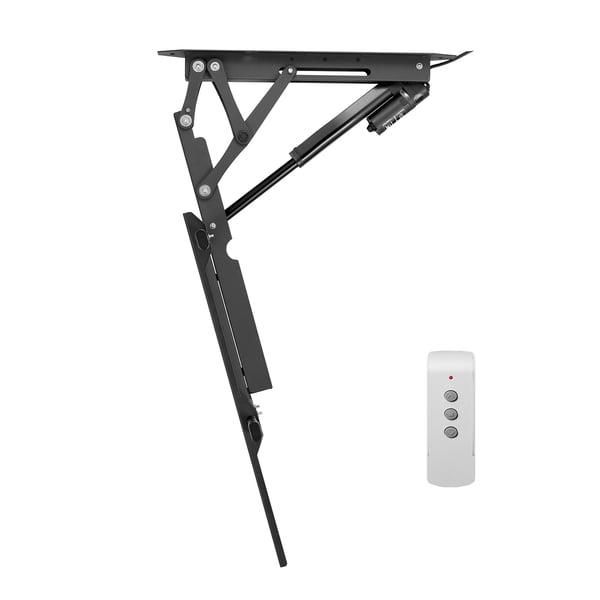Loftmonteret TV-beslag, Motoriseret elektrisk justerbar, 54,5x68,5x90 cm, Stål