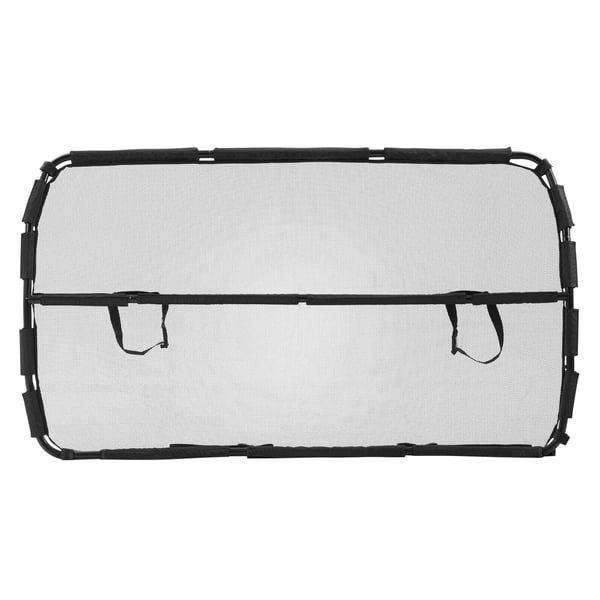 Koiran autoveräjä, 142,2x81,3 cm, musta, verkkoväliseinä