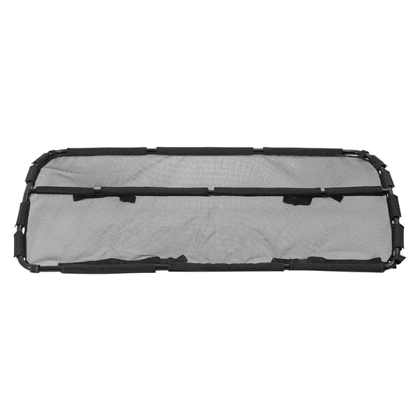 Koiran autoveräjä, 142,2x81,3 cm, musta, verkkoväliseinä