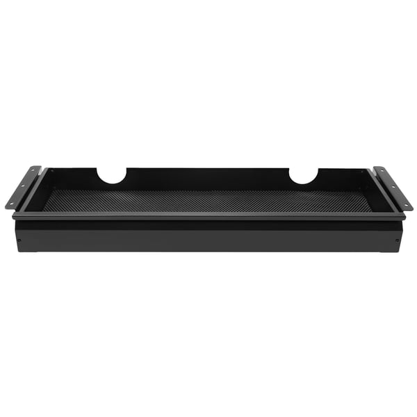 Underdeskuffe, 84x24x10.7 cm, Sort, Stålopbevaring